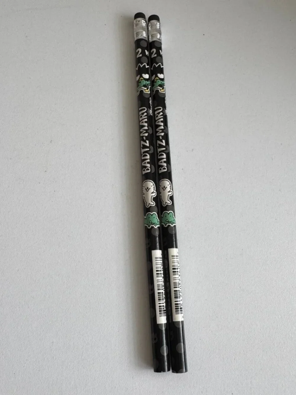 Sanrio Badtz Maru Set of 5 HB #2 Pencils Kawaii 2012 Made in Taiwan